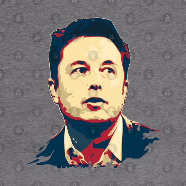 Elon Musk Pop Art by Nerd_art